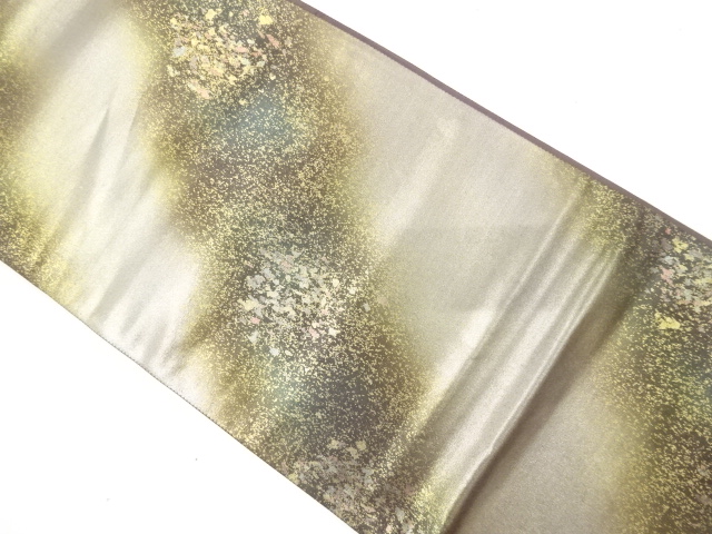 JAPANESE FUKURO OBI / WOVEN SCATTERED FOIL